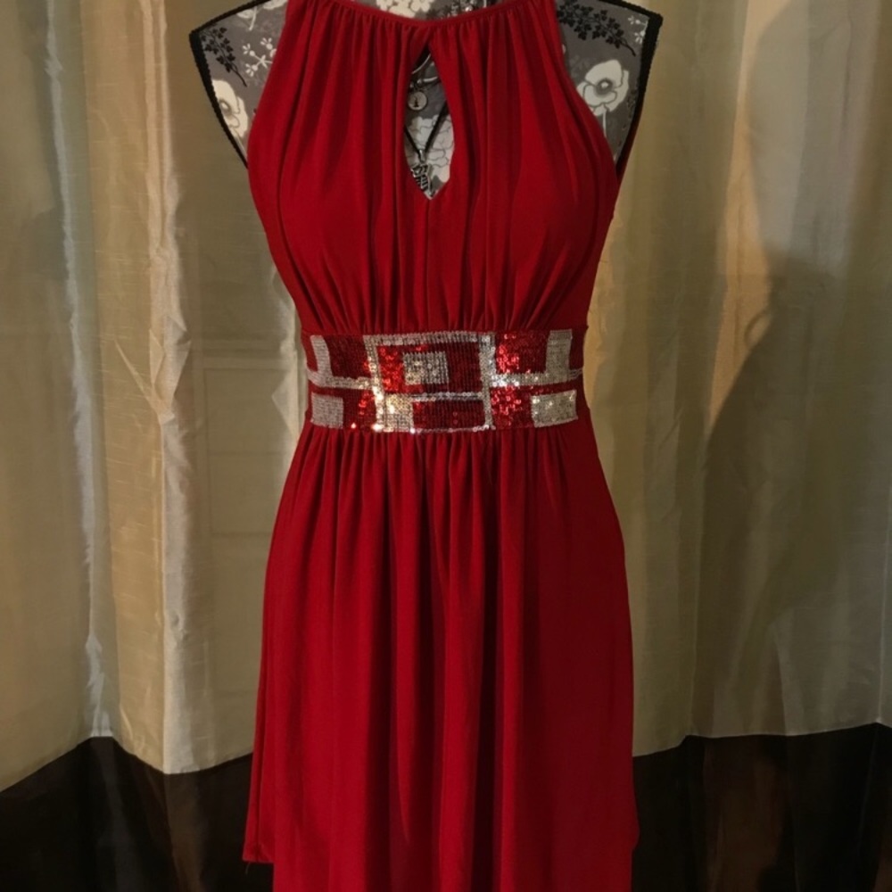 Red dress